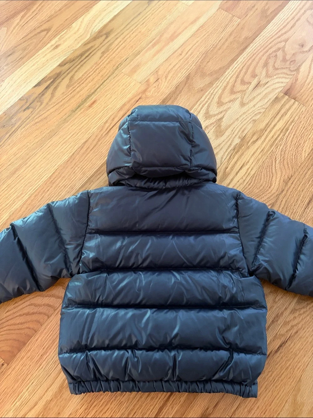 Patagonia Kids Down Puffer Jacket in Navy with Red Accents